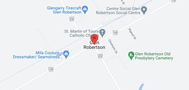 map of 22320 GLEN ROBERTSON ROAD